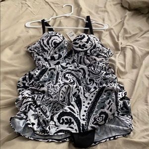 Lane Bryant 1-piece Tankini Swimsuit